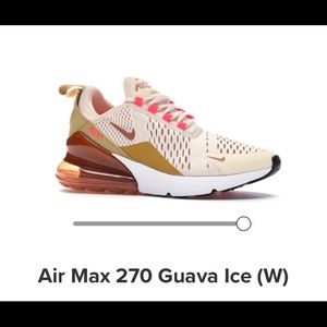 Nike w air max 270- Guava/terra size 7 women’s